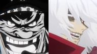 Shigaraki (My Hero Academia) and Marshal D. Teech (One Piece Devil Fruit User) (Image via Studio Bones and Toei Animation )